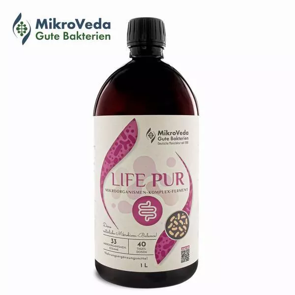 MikroVeda LIFE PUR - Bio-Enzymferment 1 Liter